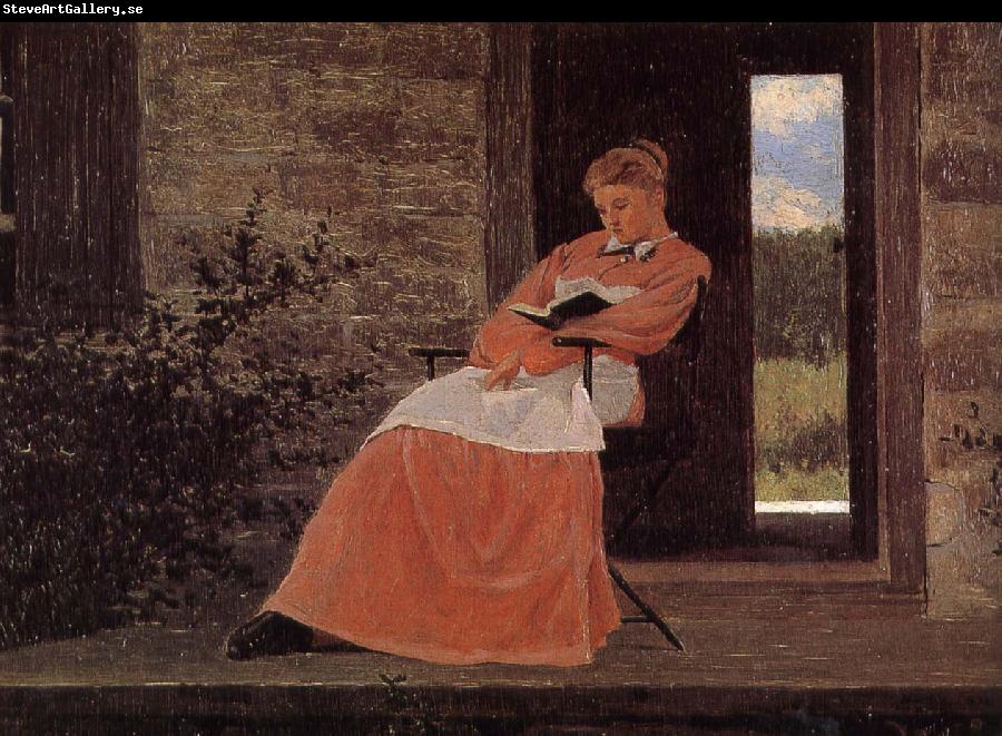 Winslow Homer Girls in reading